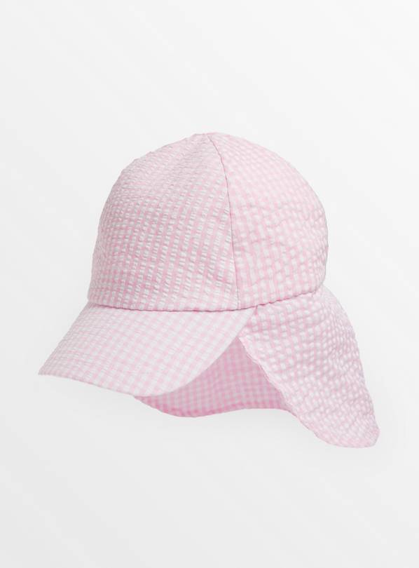 Pink Checked Keppi Hat 3-5 years