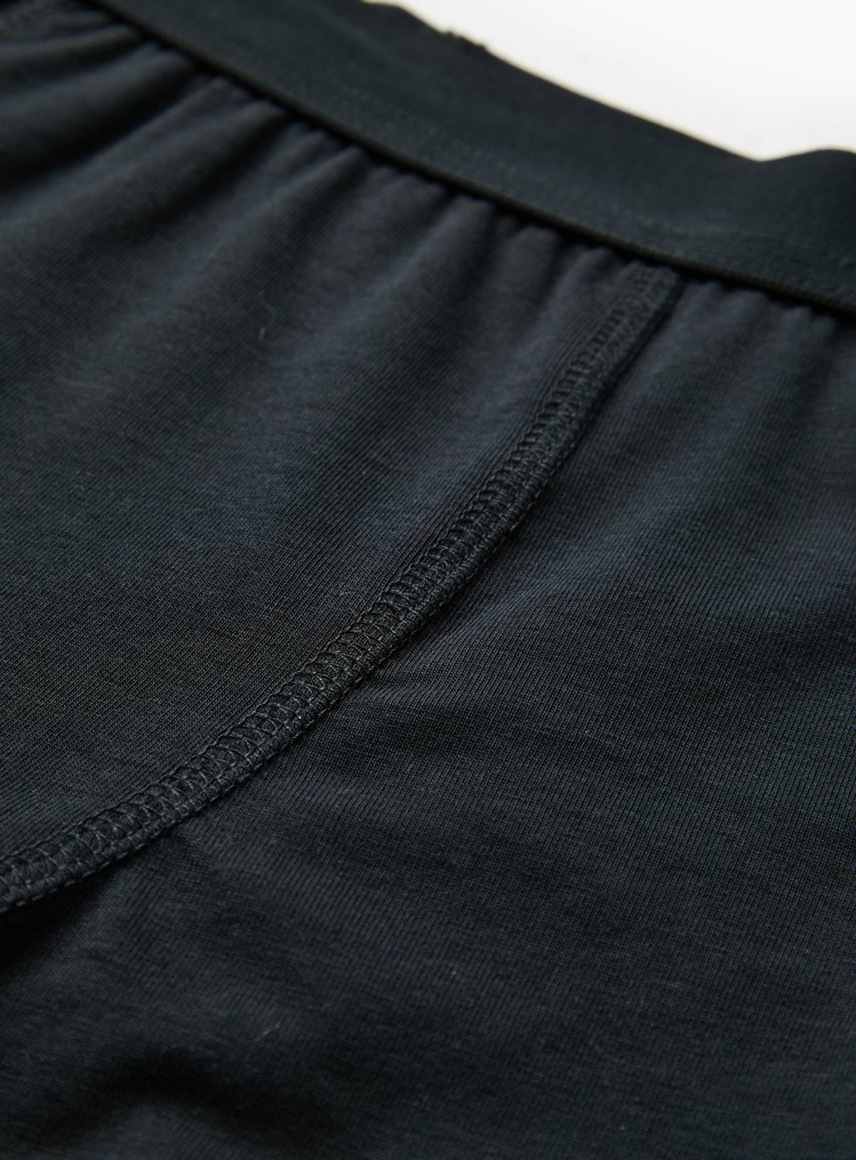 Plain Black Trunks 5 Pack 12-13 years - Image 2