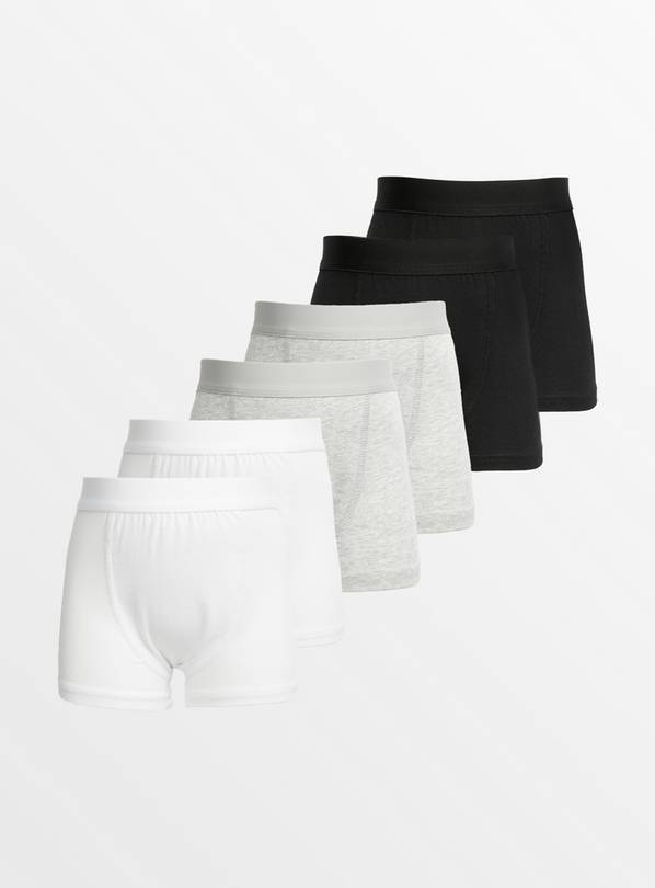 Plain Mono Trunks 5 Pack  11-12 years