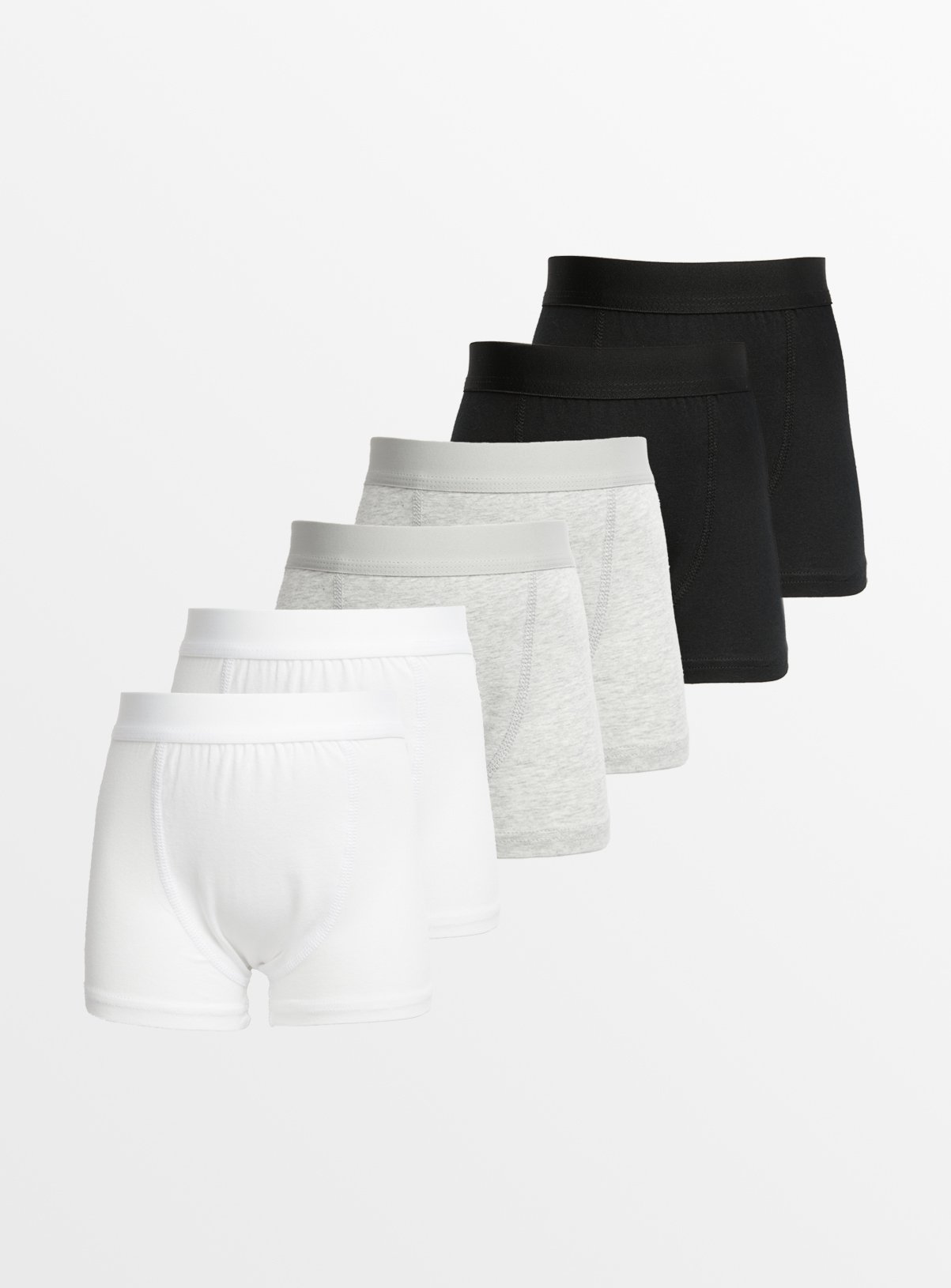 Plain Mono Trunks 5 Pack 3-4 years