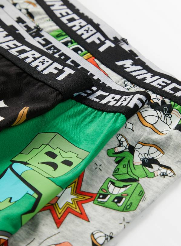 Buy Minecraft Trunks 3 Pack 9-10 years, Underwear and socks