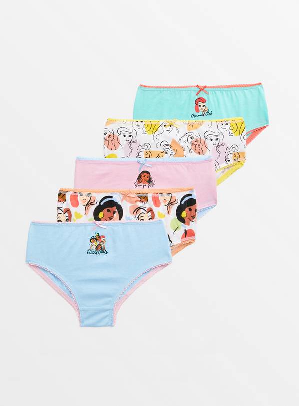 Buy Disney Princess Briefs 5 Pack 6-7 years, Underwear, socks and tights