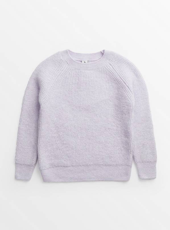Lilac Sparkle Knitted Jumper 9 years