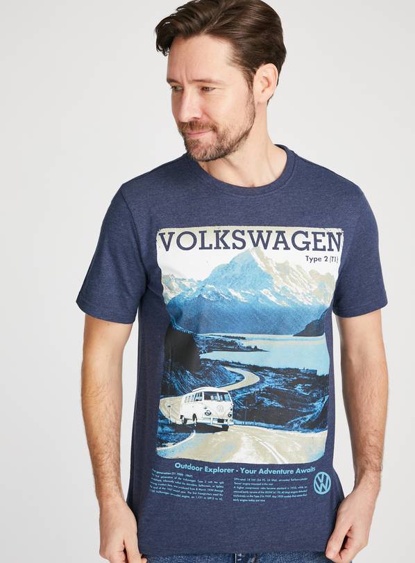 Volkswagen Navy Mountain Graphic T-Shirt XL