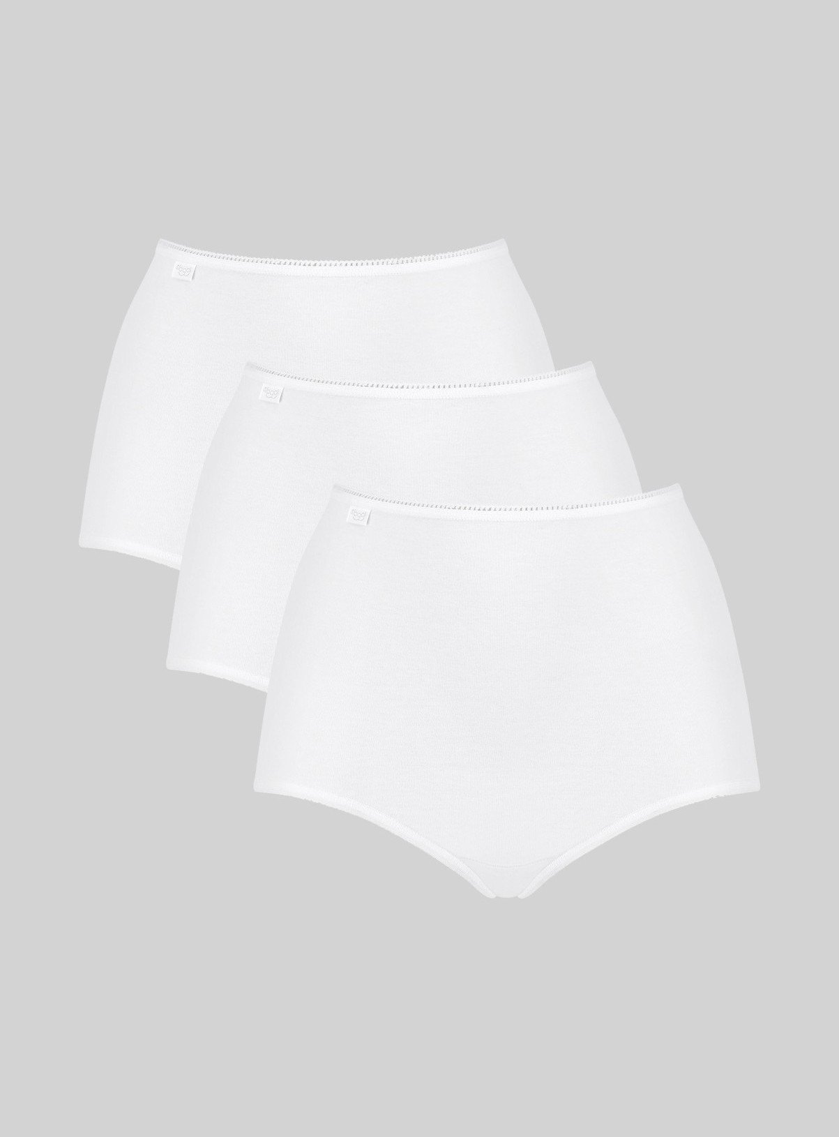 SLOGGI 24/7 Microfibre Maxi Knickers 3 Pack White 16 - Image 5 thumbnail