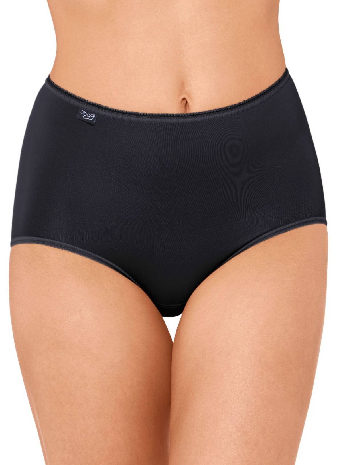 SLOGGI 24/7 Microfibre Maxi Knickers 3 Pack Black 14 - Image 1