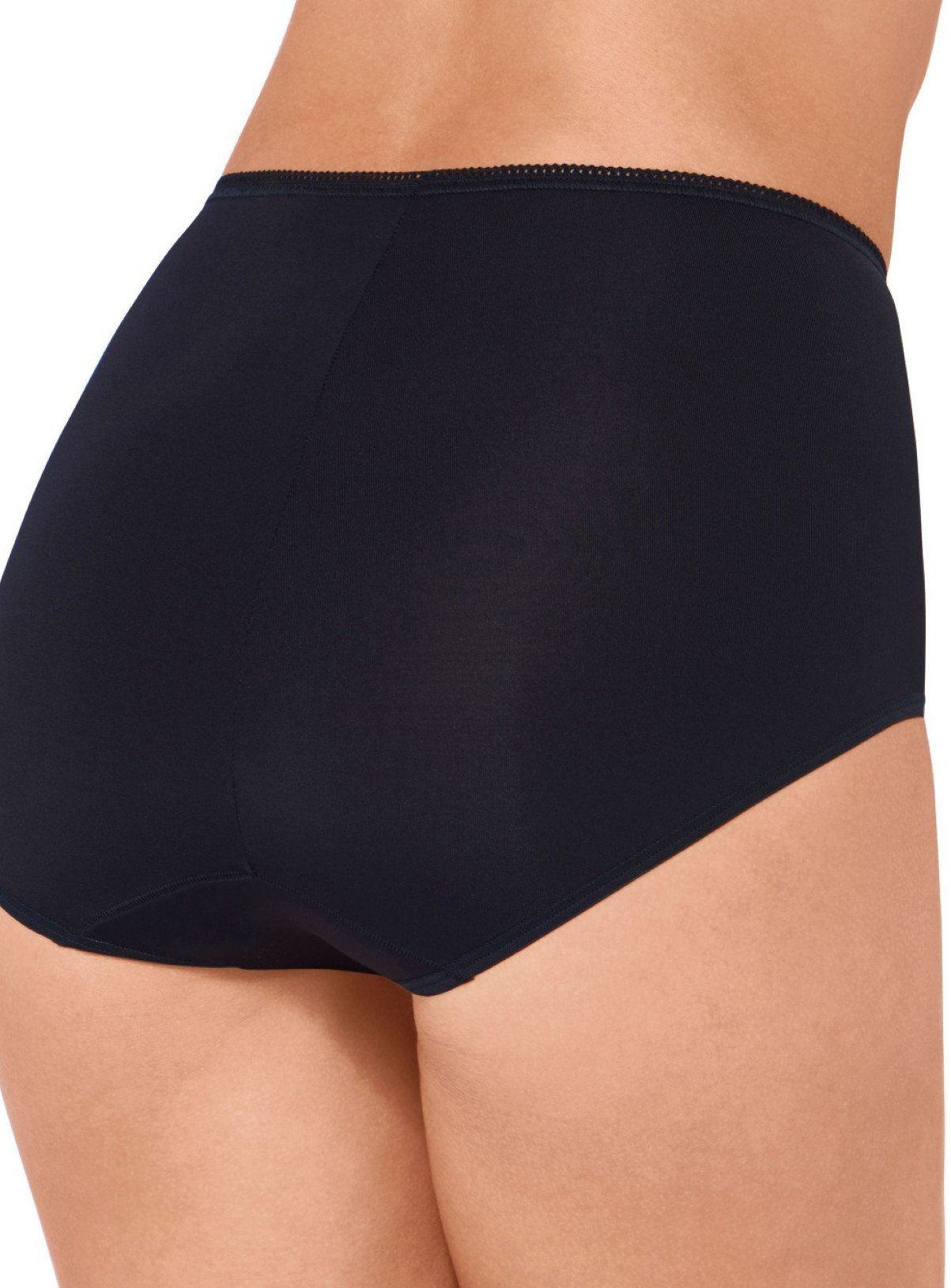 SLOGGI 24/7 Microfibre Maxi Knickers 3 Pack Black 14 - Image 2 thumbnail