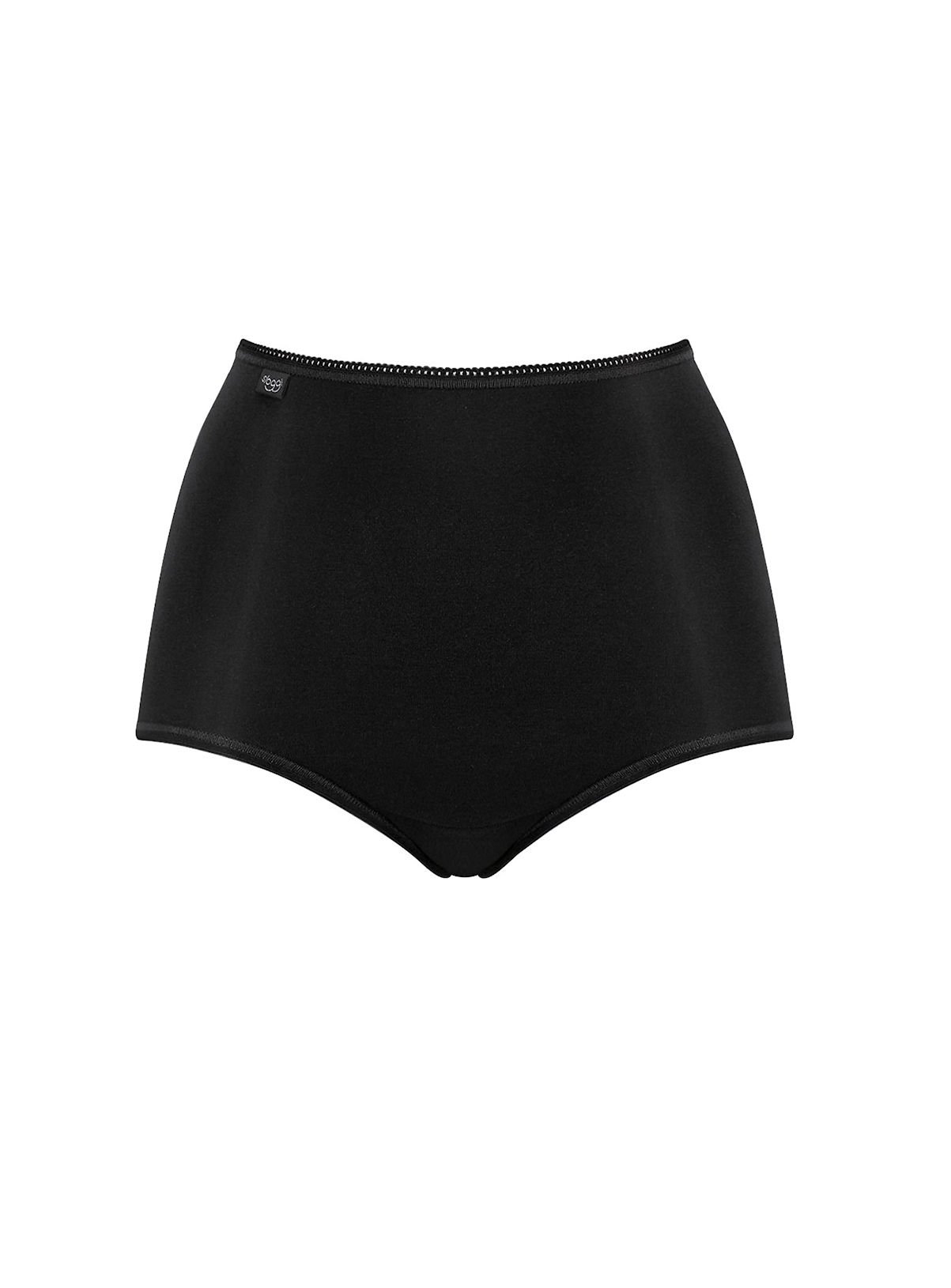 SLOGGI 24/7 Microfibre Maxi Knickers 3 Pack Black 14 - Image 5 thumbnail