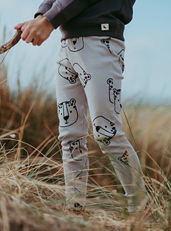 Men's Snow Leopard Leggings