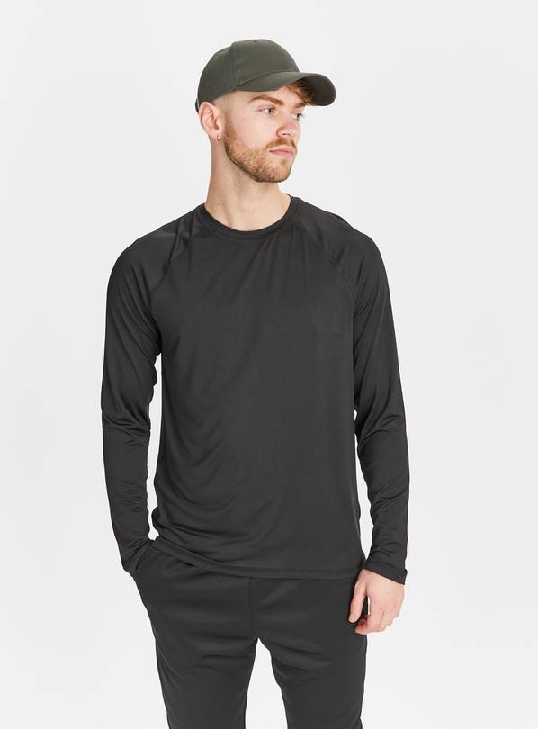 Active Black Long Sleeve T-Shirt XL