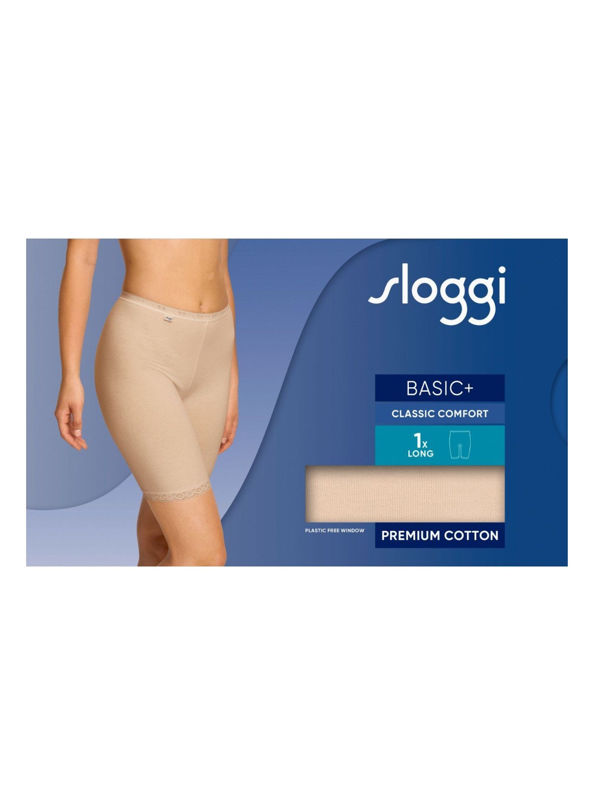 SLOGGI Basic+ Long Knickers Nude 18 - Image 4 thumbnail