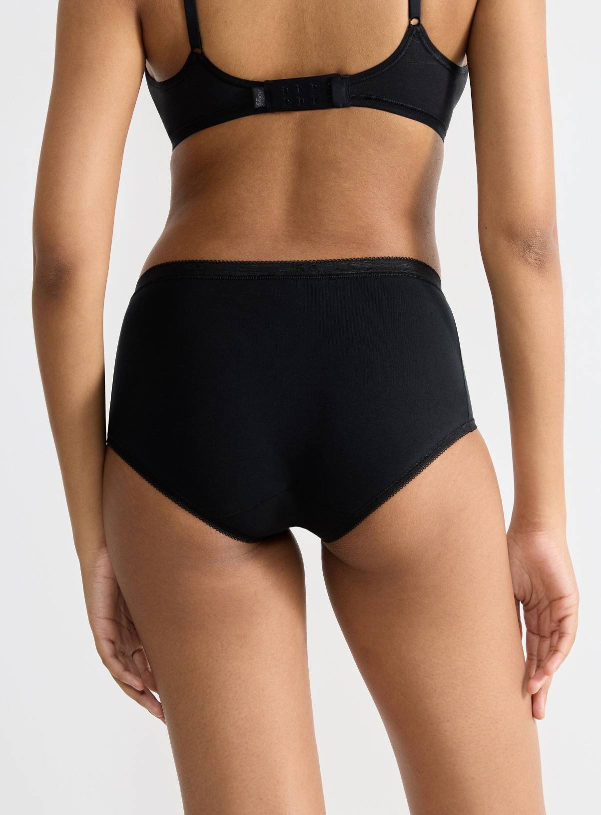 SLOGGI Basic+ Midi 3 Pack Black 18 - Image 3