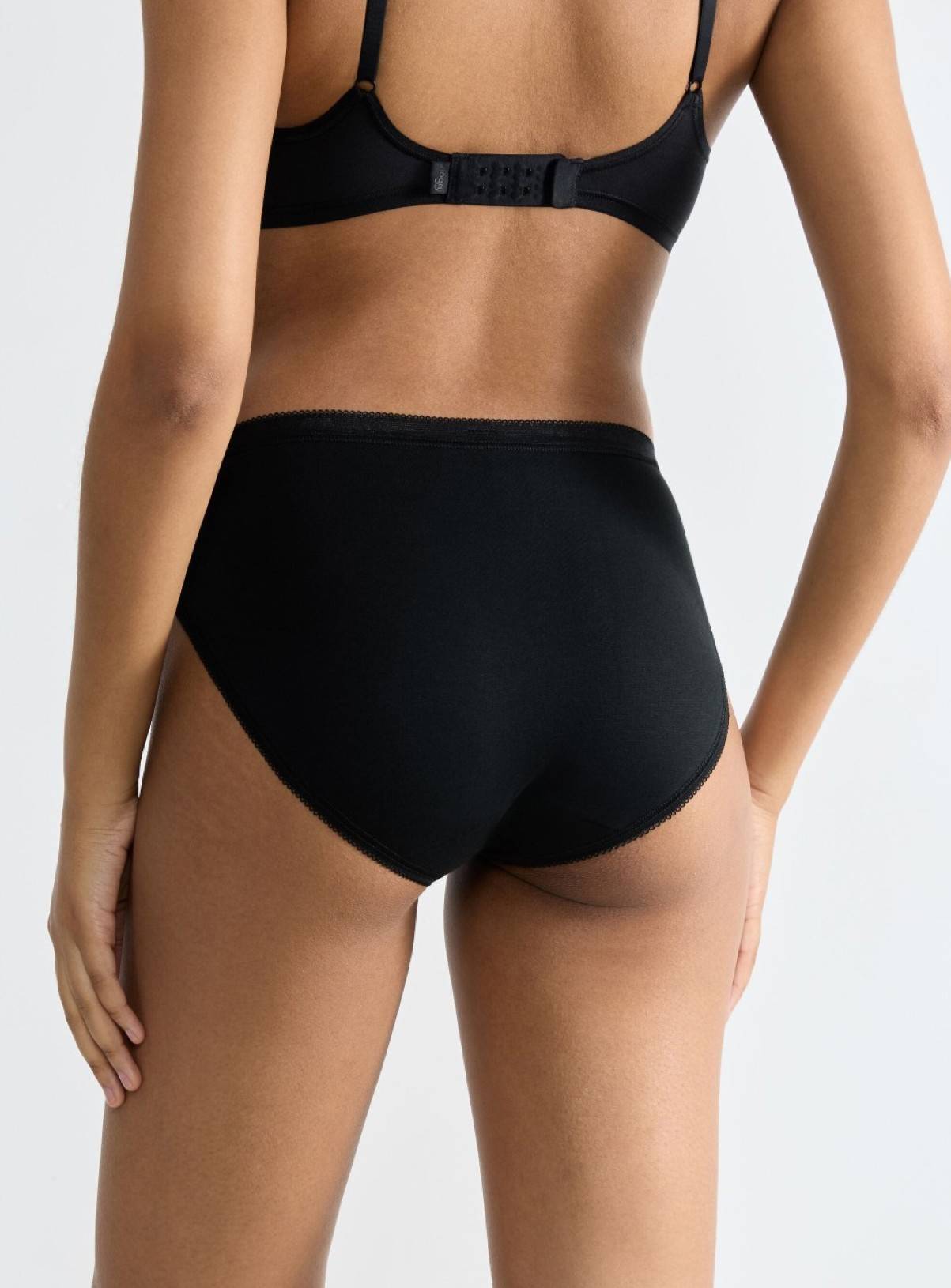 SLOGGI Basic+ Tai Knickers 3 Pack Black 10 - Image 3
