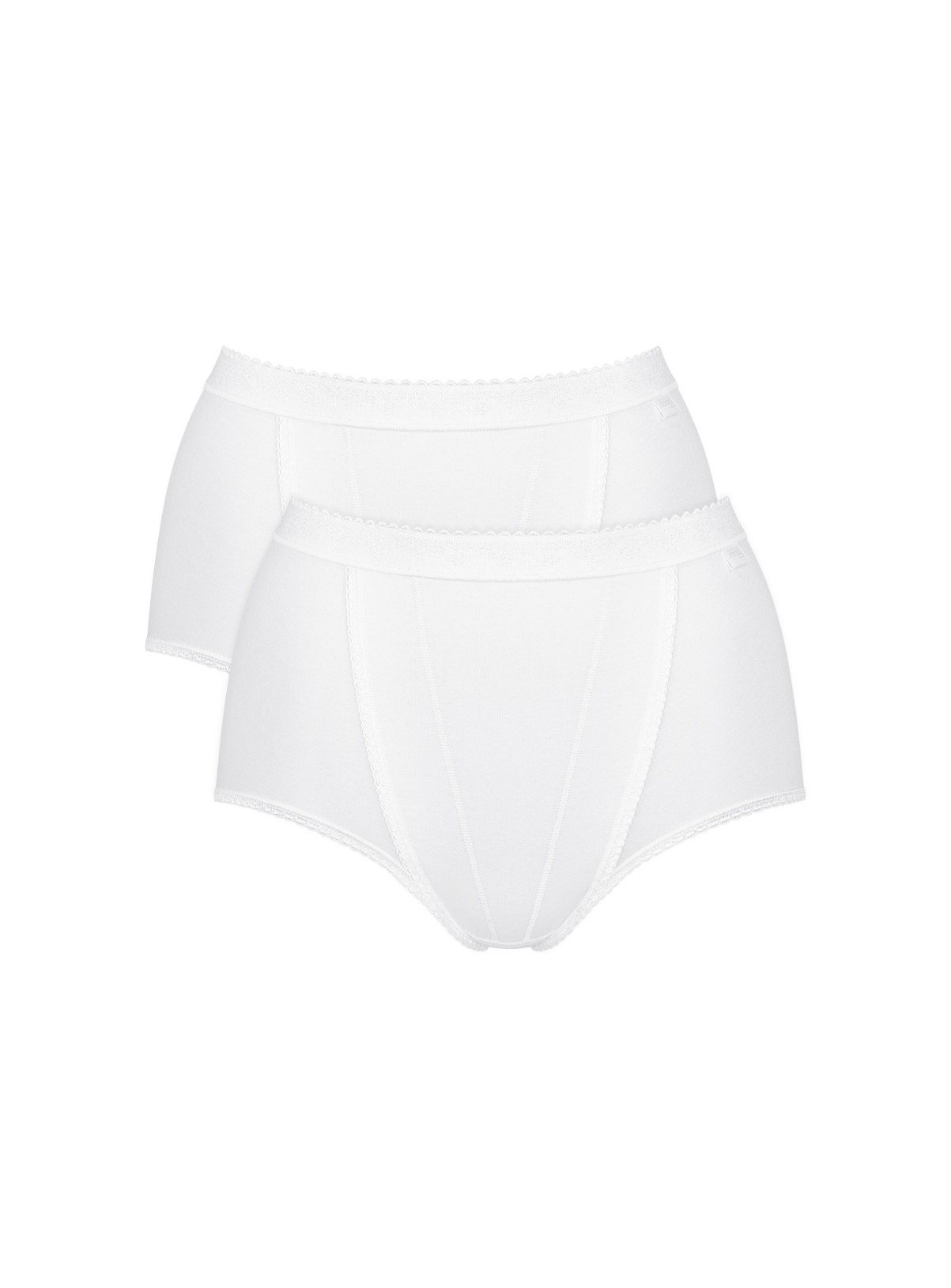 SLOGGI Control Maxi Knickers 2 Pack White 22 - Image 5 thumbnail