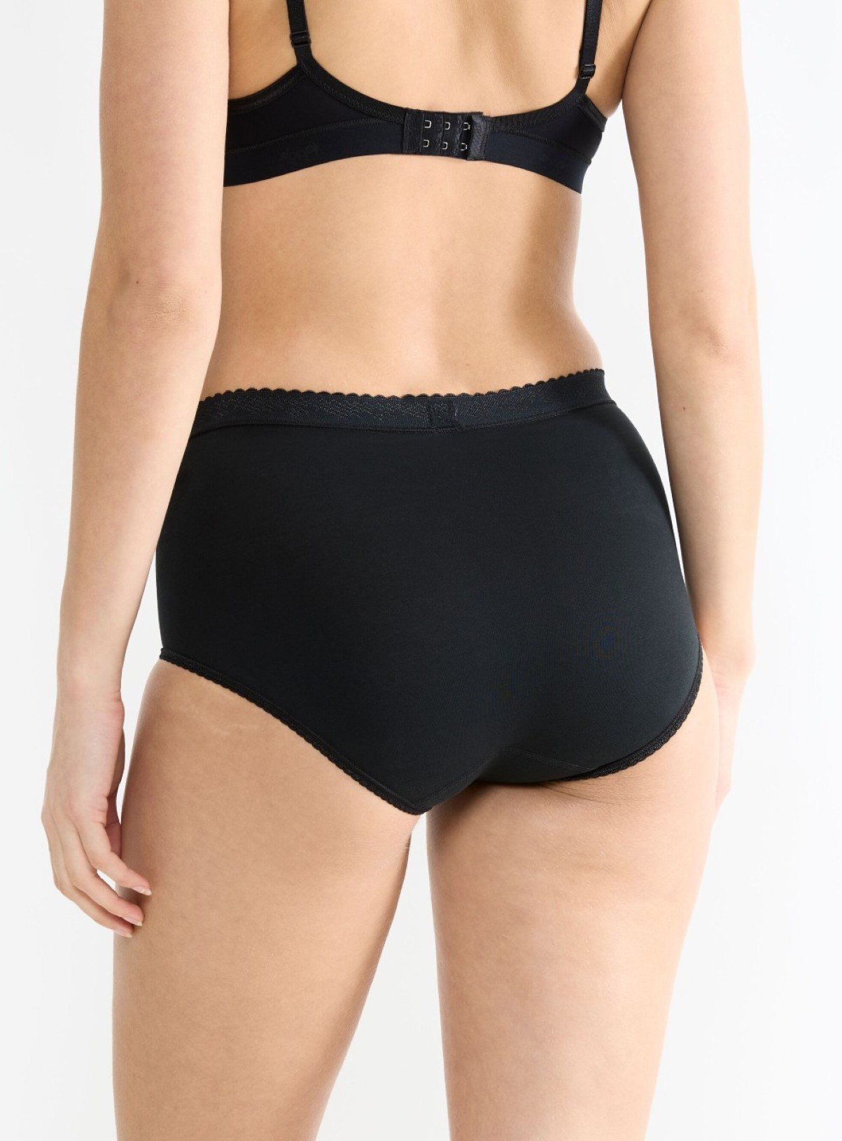 SLOGGI Control Maxi Knickers 2 Pack Black 12 - Image 3 thumbnail