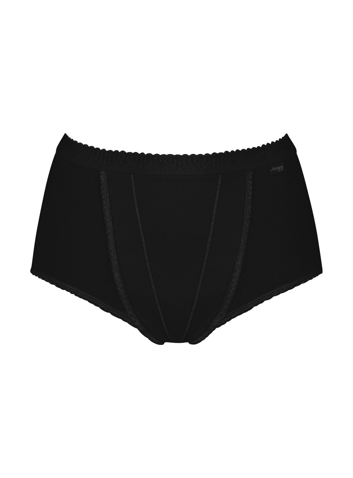 SLOGGI Control Maxi Knickers 2 Pack Black 12 - Image 6 thumbnail