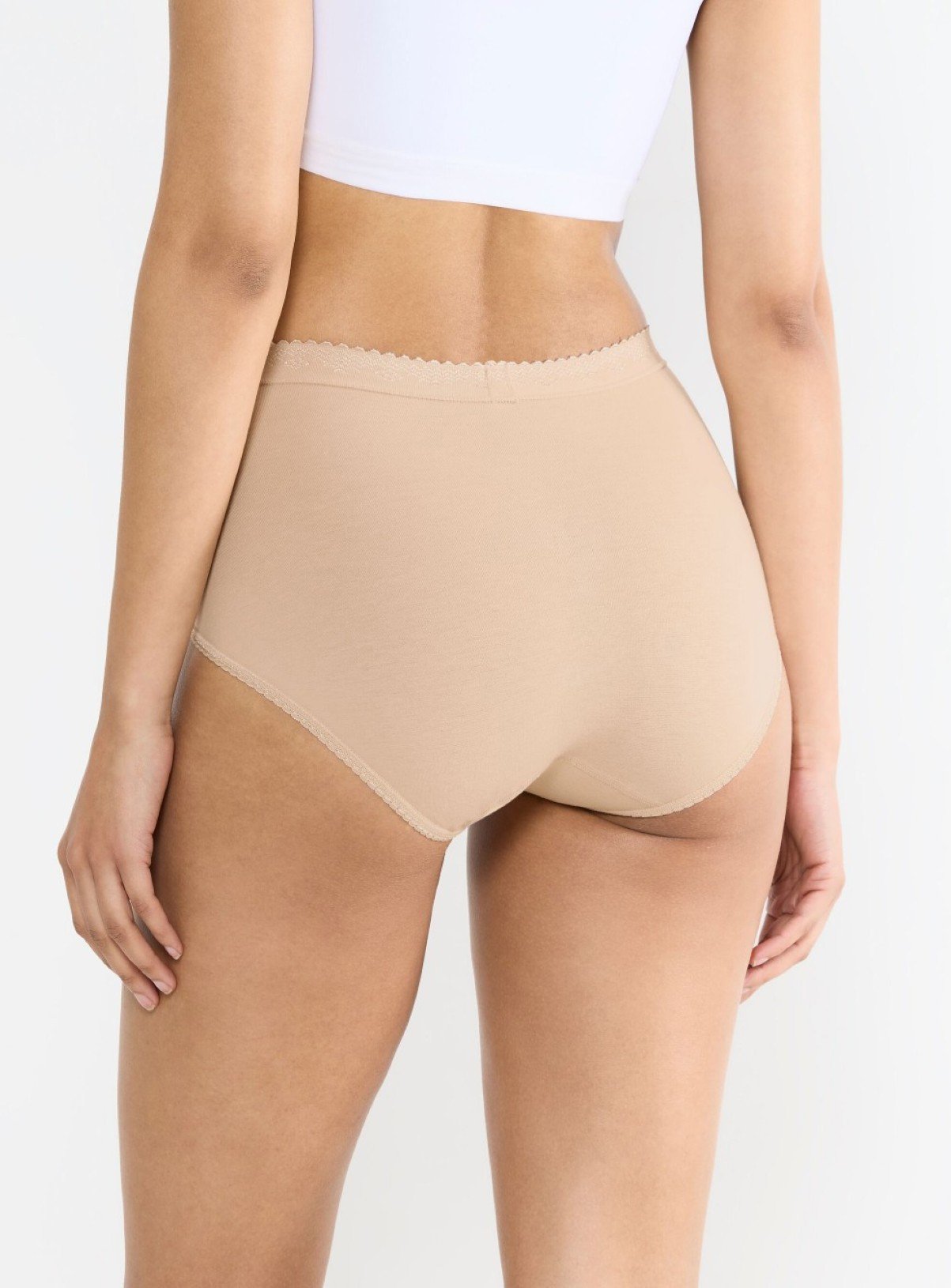 SLOGGI Control Maxi Knickers 2 Pack Nude 18 - Image 3 thumbnail