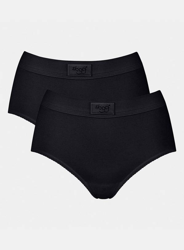 TAI 100 pack of 2 Sloggi high-leg briefs with logo