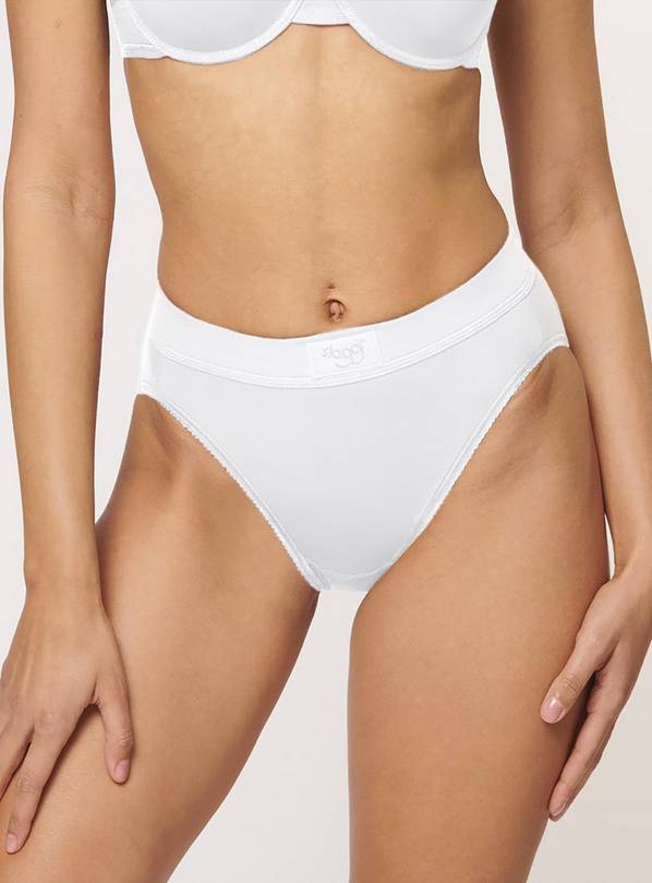 sloggi Double Comfort Tai Knickers, Pack of 2, White at John Lewis &  Partners