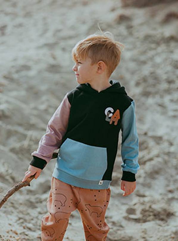 TURTLEDOVE LONDON Bear Silhouette Harem Joggers 6-12 Month