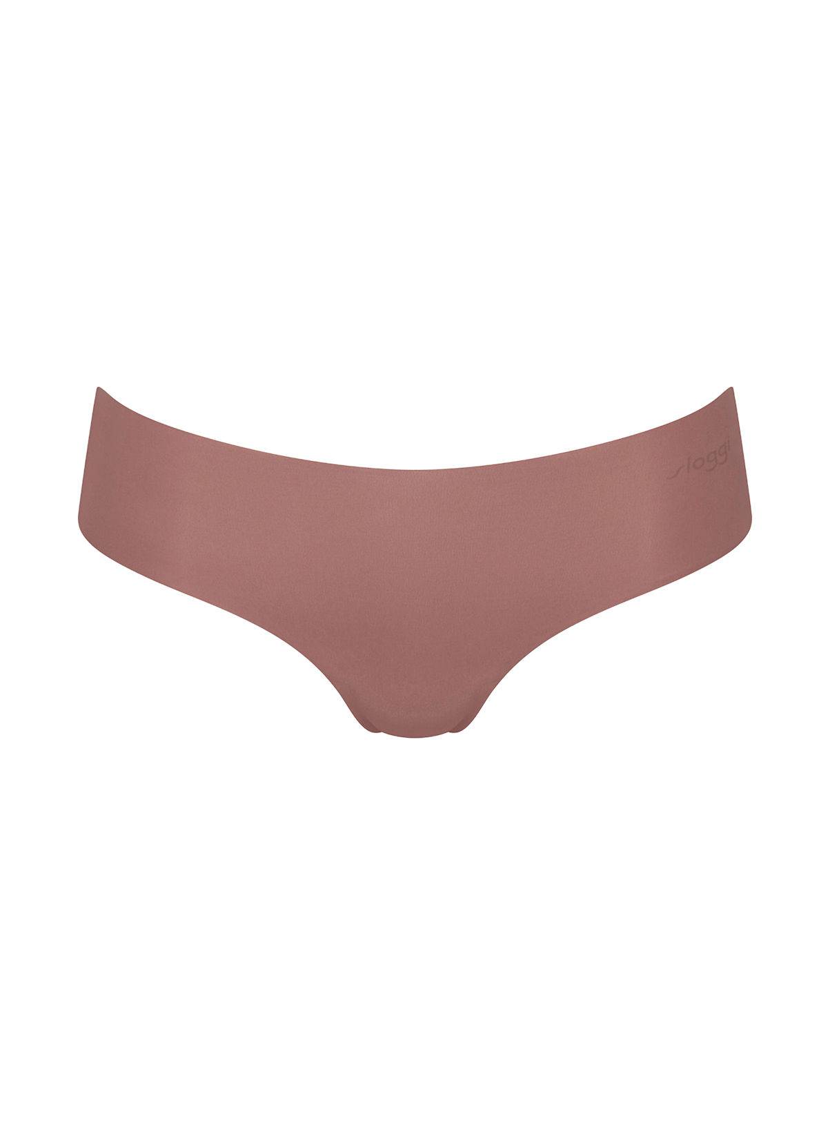 SLOGGI Zero Microfibre 2.0 Hipster Knickers 2 Pack Taupe L - Image 3