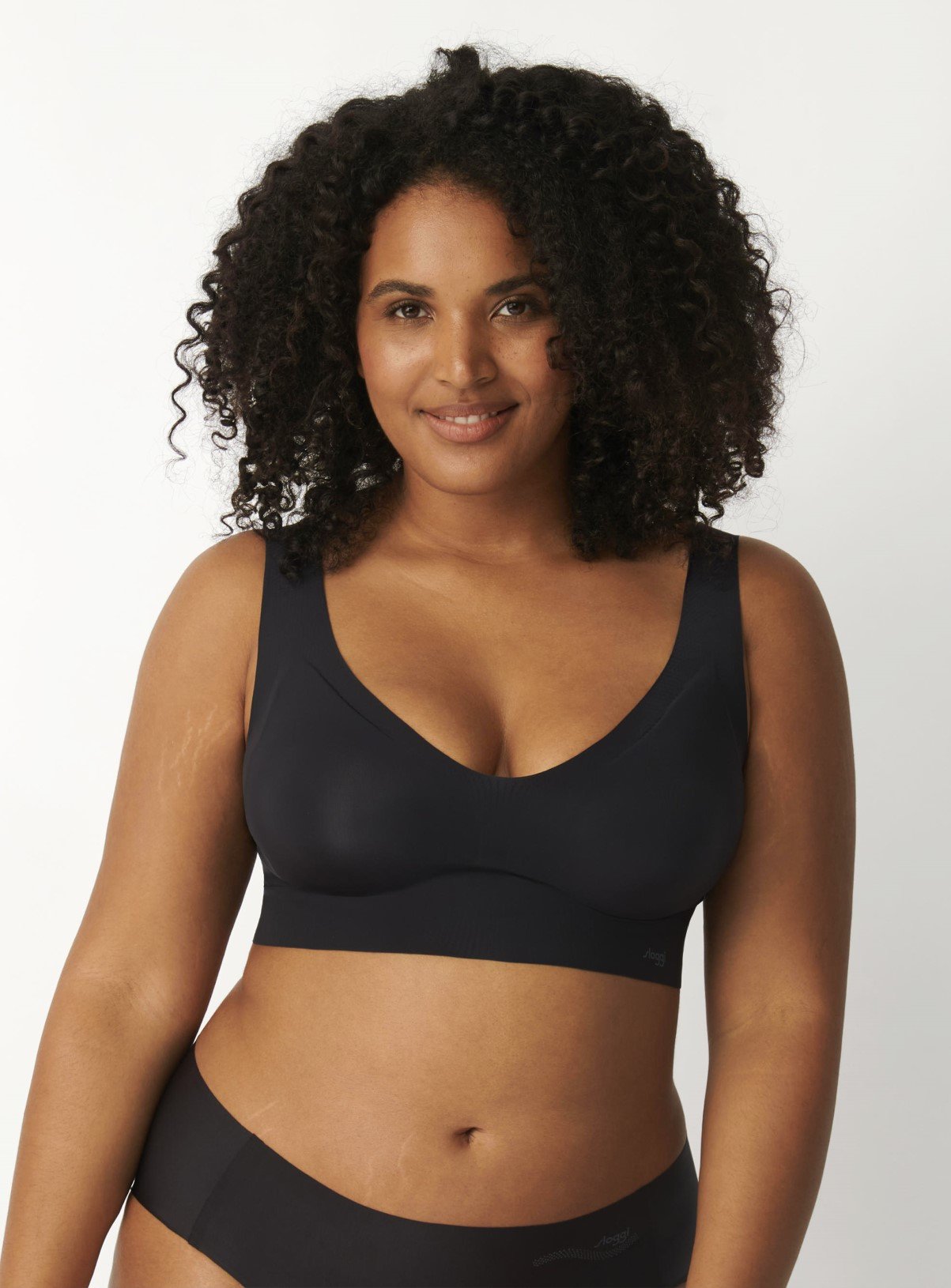 SLOGGI Zero Feel Bralette Ex Black L - Image 2 thumbnail