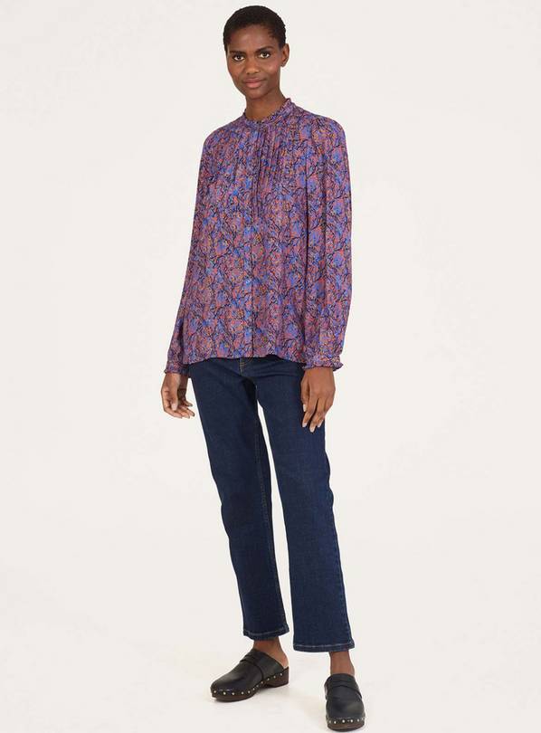 THOUGHT Fawn Pin Tuck Shirt 10