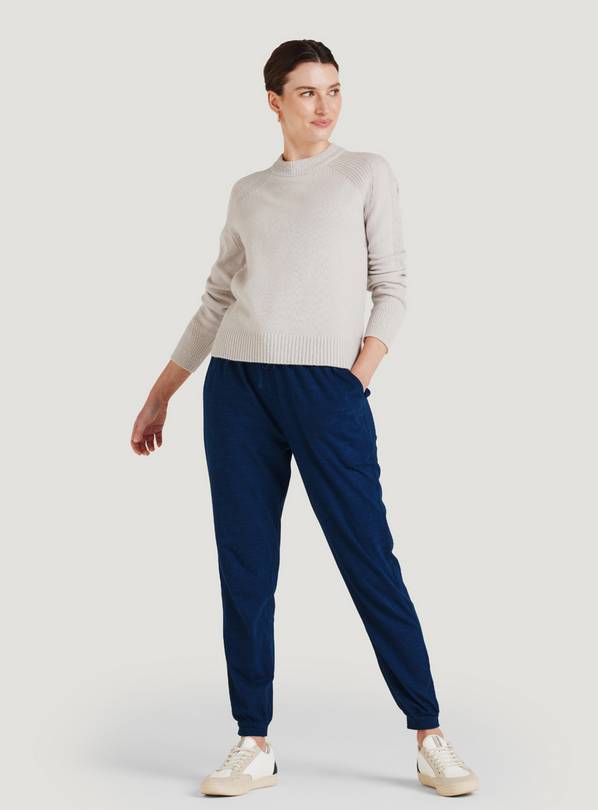 Shop Cotton denim jogger pants