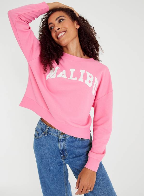 H and outlet m pink sweatshirt