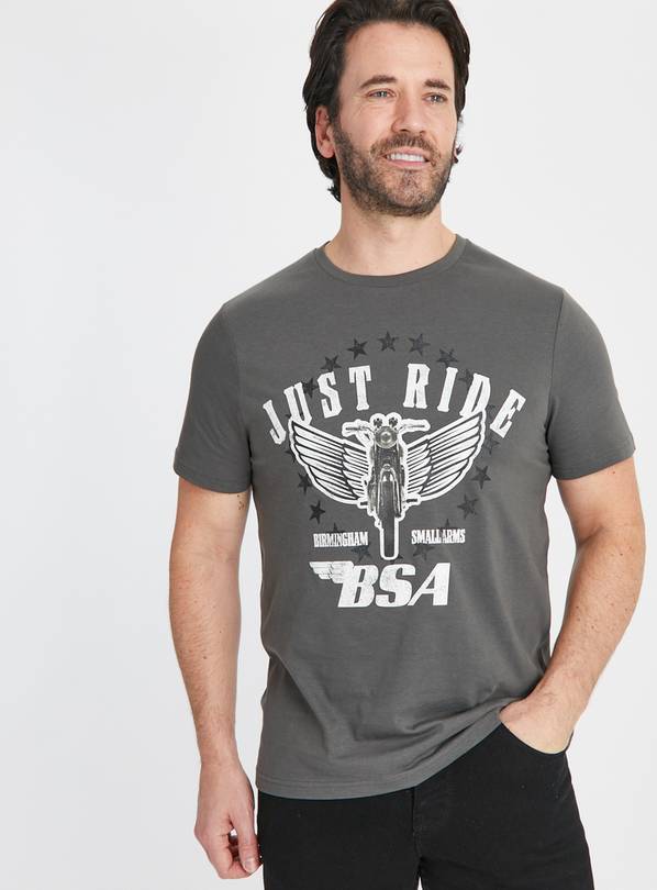 Charcoal BSA Graphic T-Shirt  M