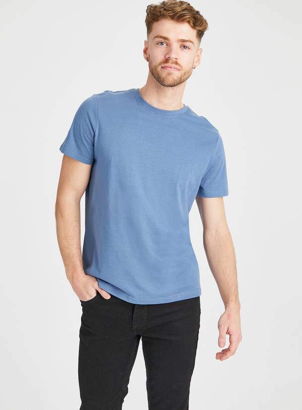 Core Blue Short Sleeve T-Shirt L