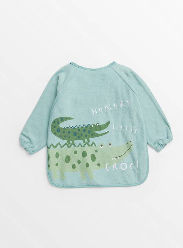 Blue Crocodile Long Sleeve Bib One Size