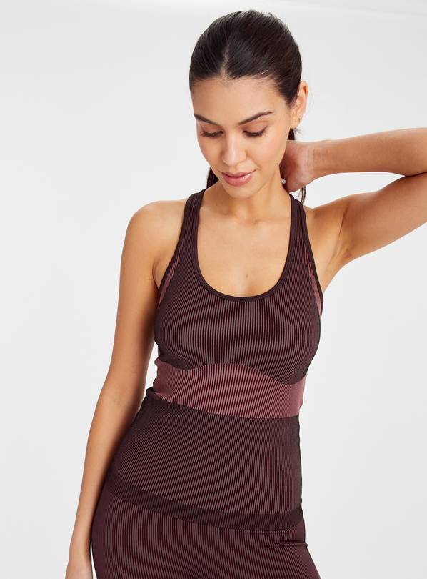 Active Burgundy Seamless Vest  L