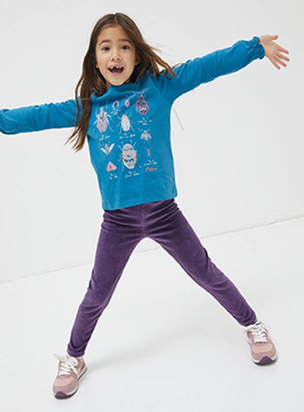 Buy FATFACE Velvet Leggings 6-7 Years, Trousers