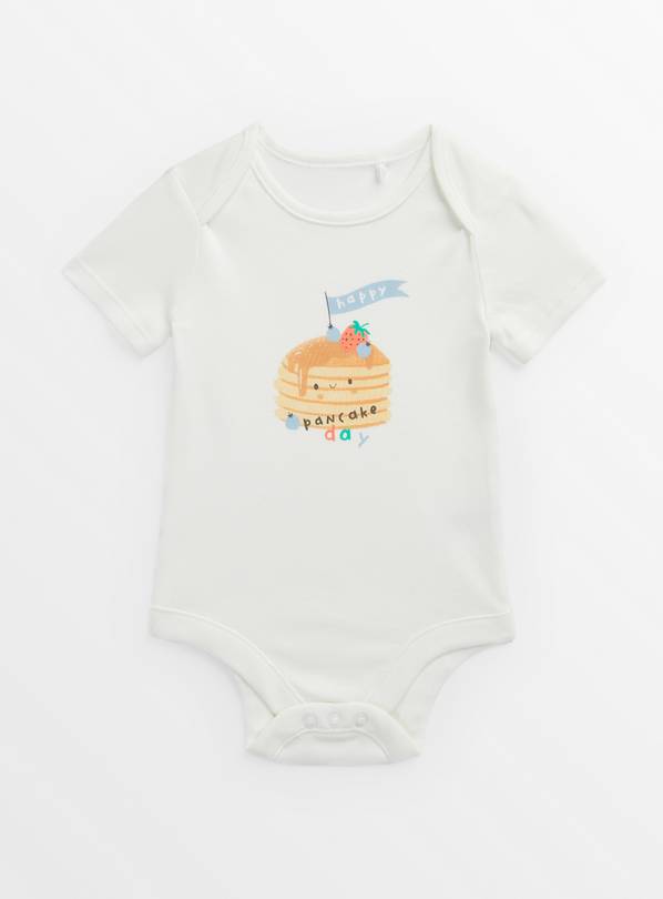 Pancake Day Short Sleeve Bodysuit 6-9 months