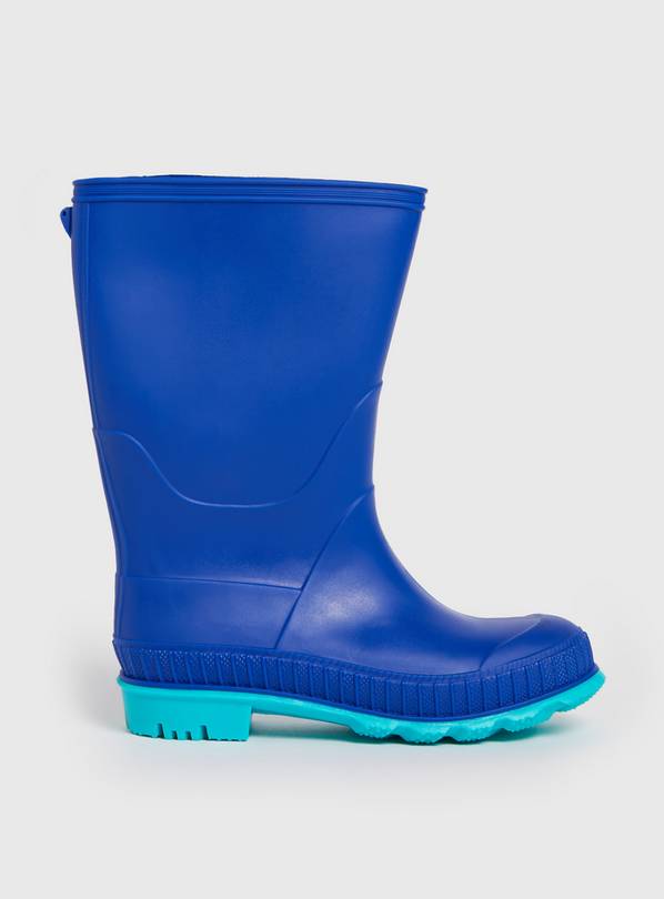 Royal blue rain outlet boots