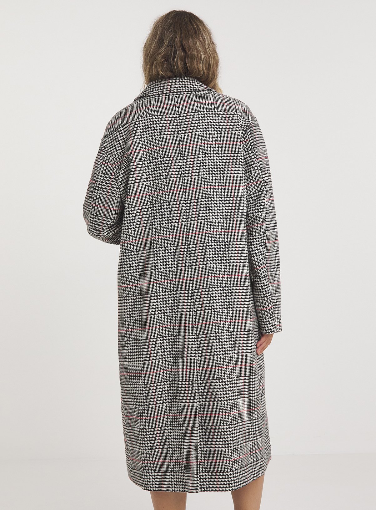 AMERI VINTAGE CHECK ECO WOOL BIG JACKET - アウター