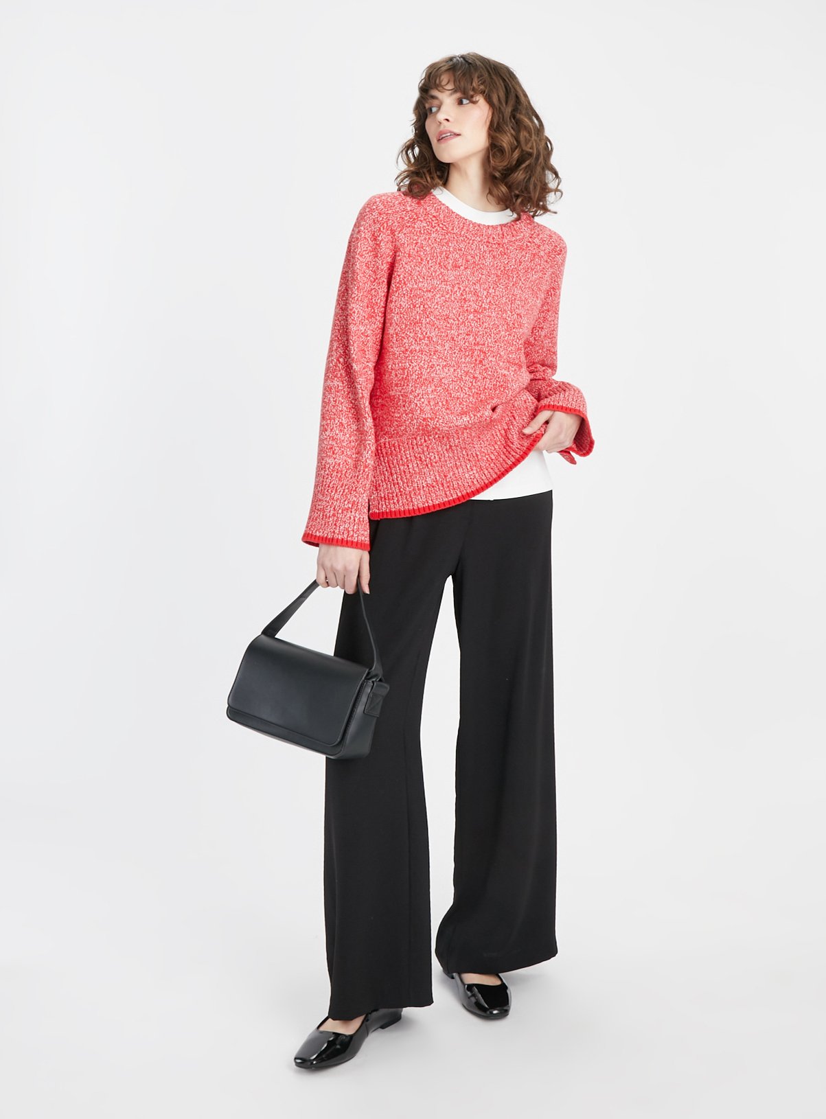 Red Twist Knitted Jumper 10 - Image 2 thumbnail