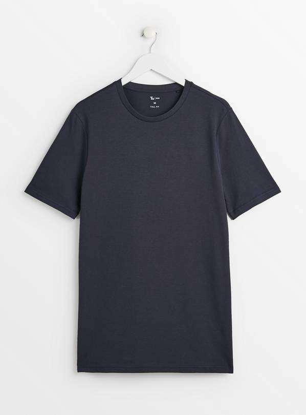 Buy Navy Core Tall Fit T-Shirt XXXXL | Loungewear | Tu