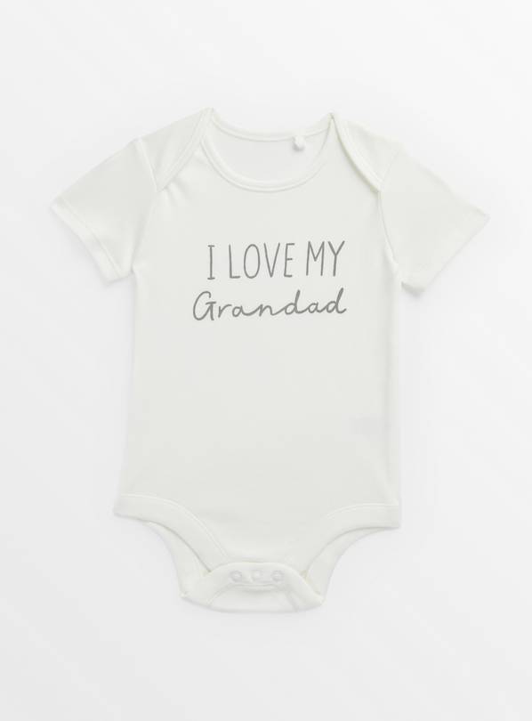 I Love My Grandad White Bodysuit 3-6 months