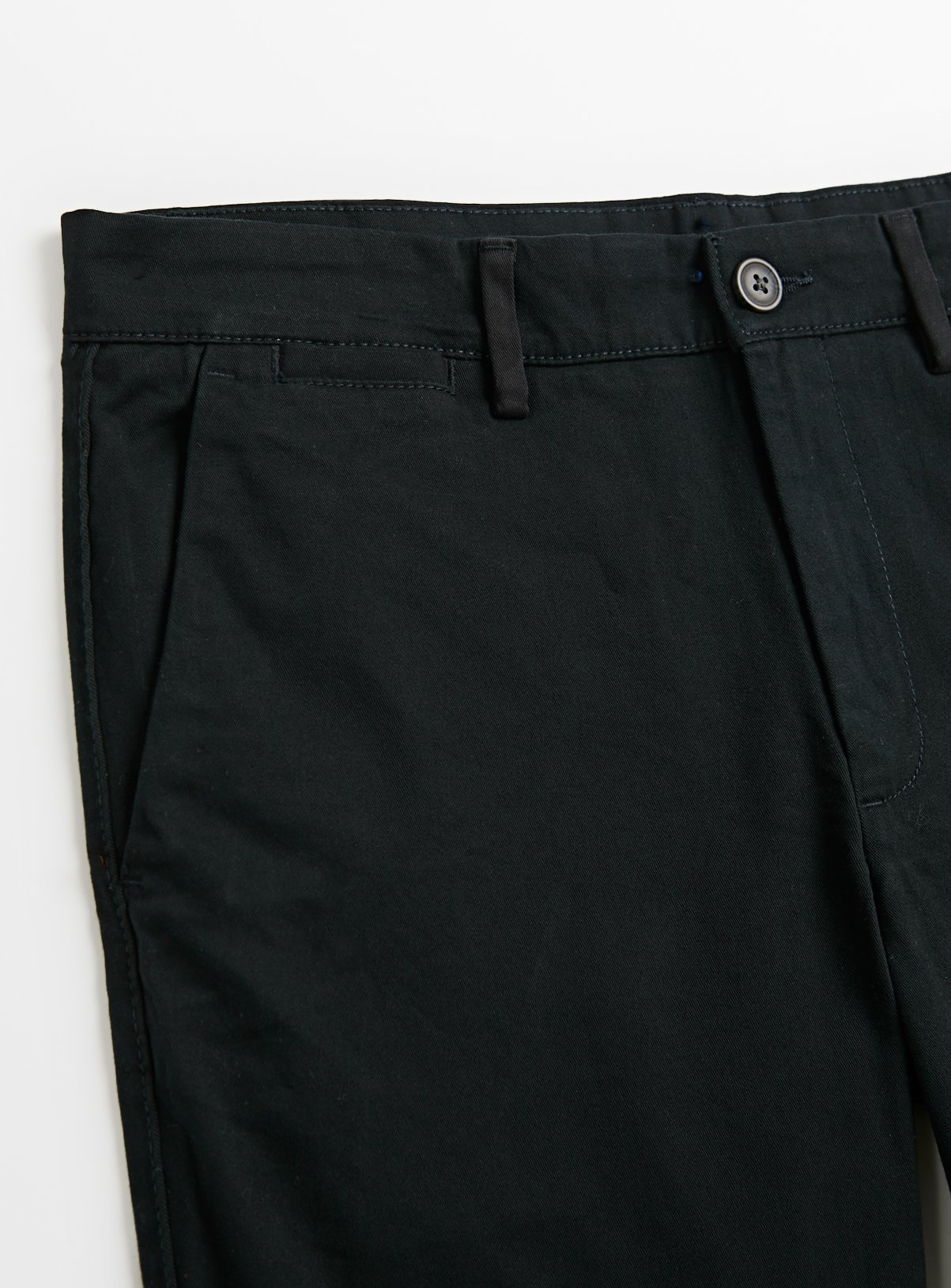 Black Skinny Fit Chino Trousers 30L - Image 4 thumbnail