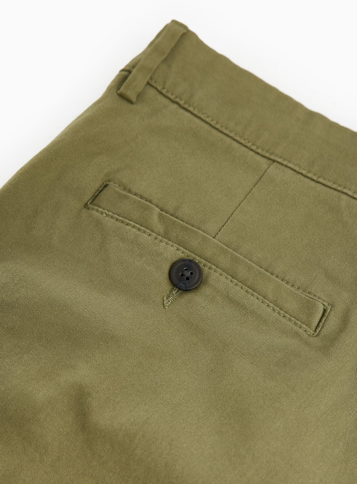Green Skinny Fit Chino Trousers 40L - Image 2 thumbnail