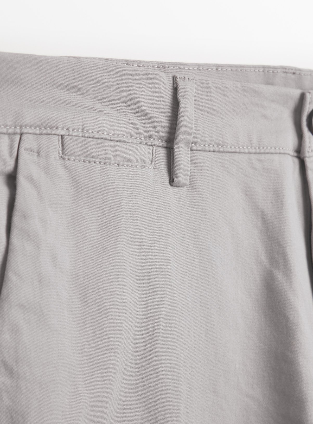 Grey Skinny Fit Chino Trousers  30L - Image 4 thumbnail