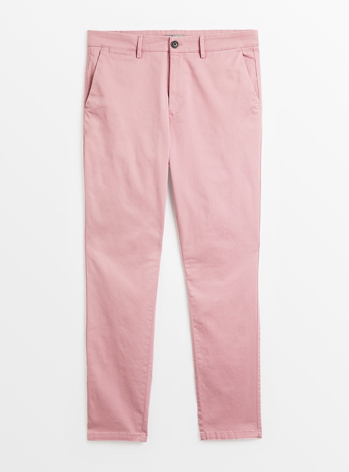 Pink Skinny Fit Chino Trousers  40L - Image 3 thumbnail