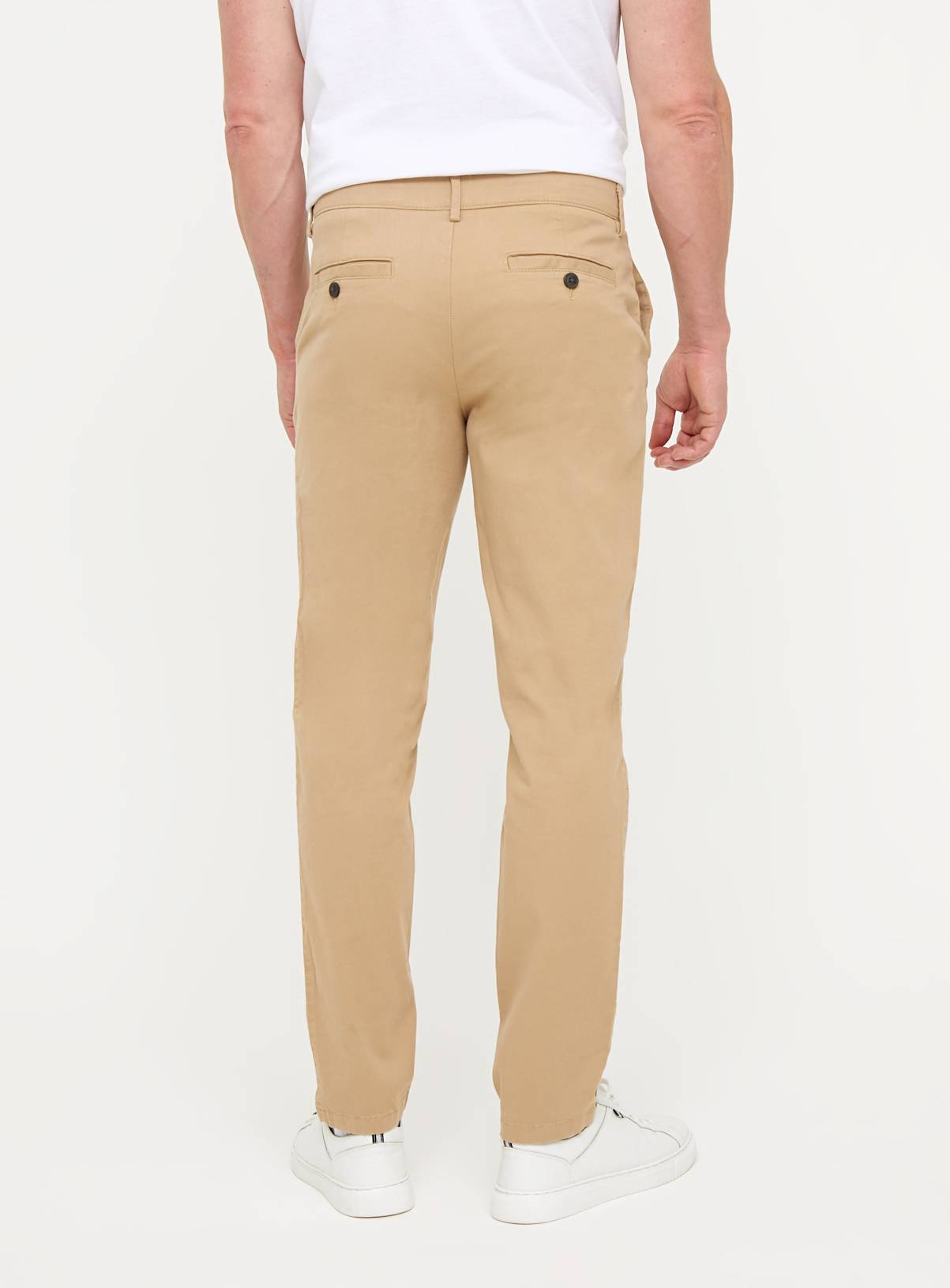 Stone Skinny Fit Chino Trousers  38R - Image 5
