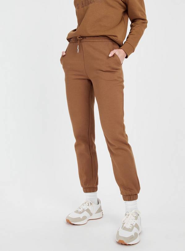 Tan Tapered Sweat Joggers 24