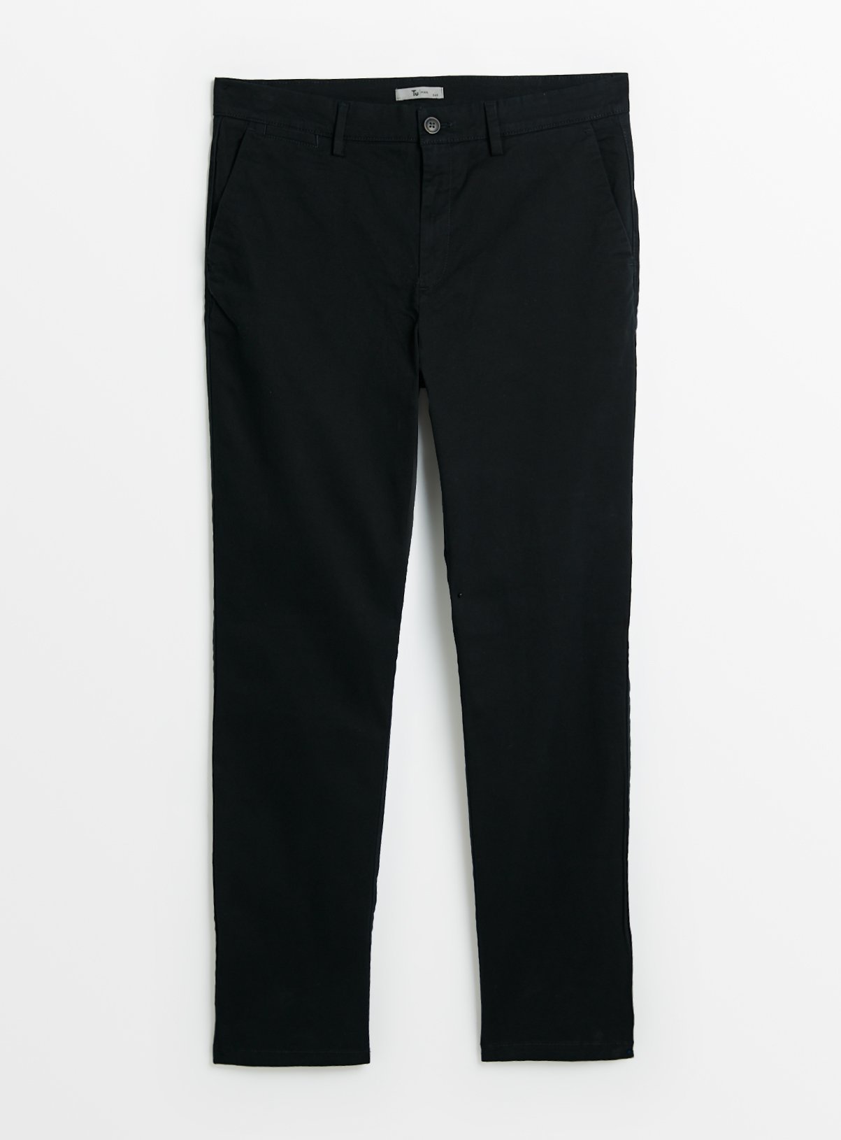 Black Slim Leg Chino With Stretch 30L - Image 3 thumbnail