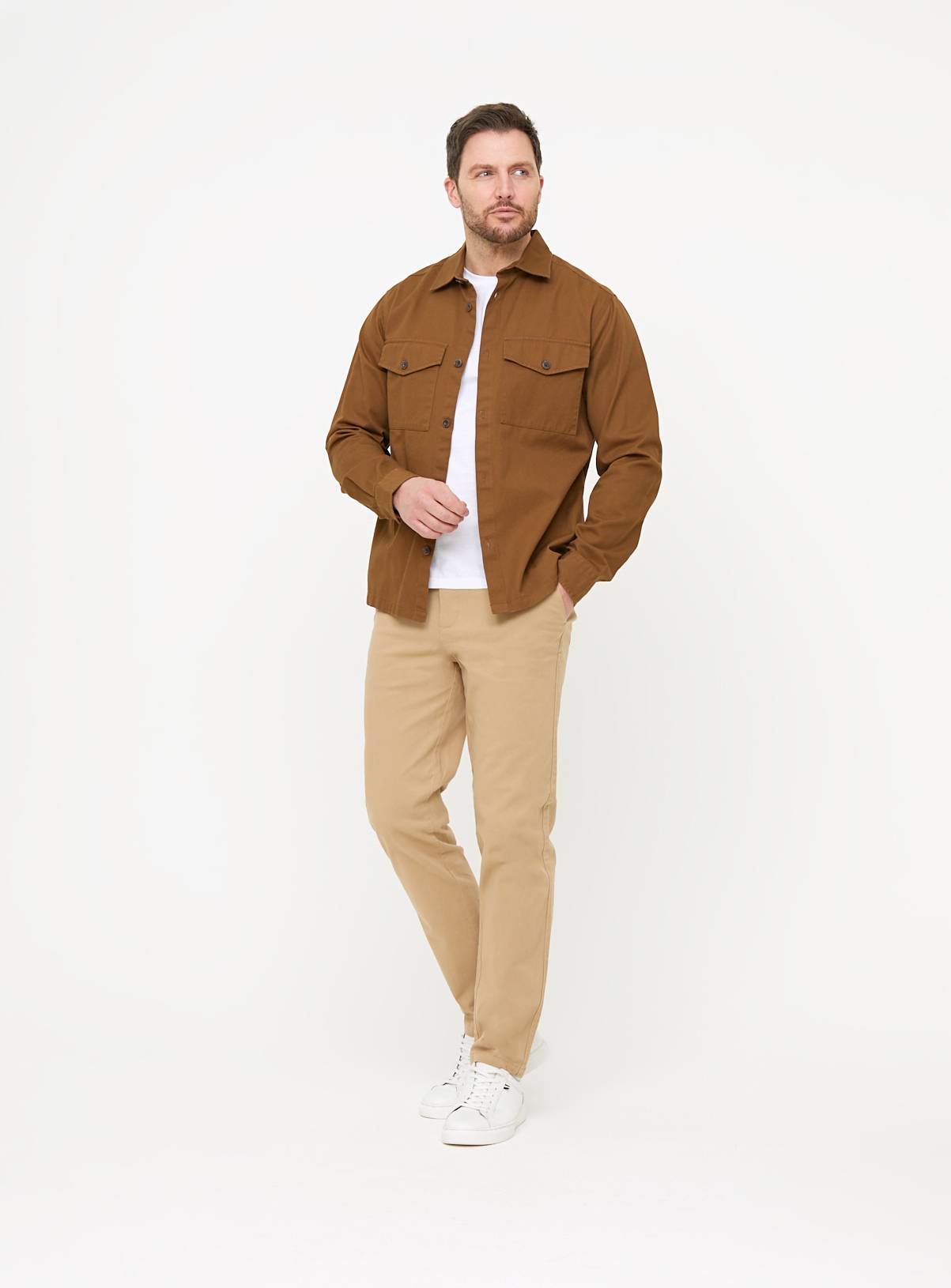 Stone Slim Leg Chino With Stretch 36R - Image 2