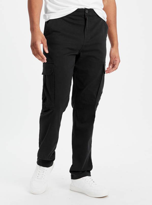 Buy Navy Cargo Trousers 40R | Trousers | Tu