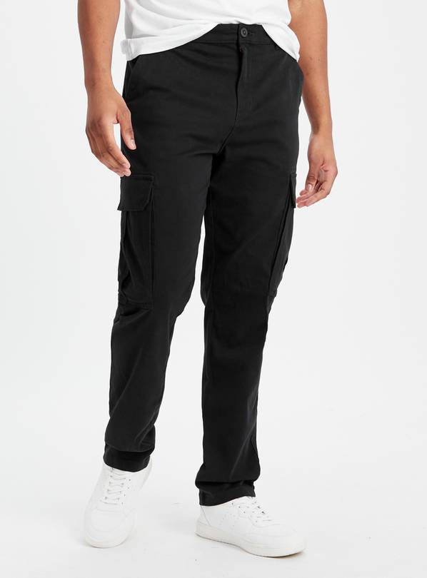 Navy Cargo Trousers 40R